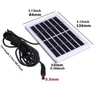 Panel Solar Mini USB De 1.2W 6V Módulo De Energía Para Exteriores Polícrata Para DIY Con Cable De 118.27 Pulgadas - details 9