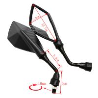 Par De Espejos Retrovisores Para Motocicleta Accesorios Modificados Para Scooter E-bike Piezas De Repuesto Auxiliares De Reversa - details 3
