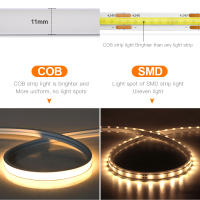 Tira De LED COB Con Sensor De Movimiento PIR Luz Neón Silicona Impermeable 5V Para Cocina Armario Cama Noche Lámparas - details 1