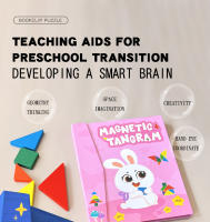 Rompecabezas 3D Magnético Geométrico Tangram Tablero De Madera Educativo Para Niños Juegos Montessori Desarrollo Cerebral - details 14