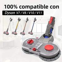 Cabeza De Mopa Para Aspiradora Dyson V7 V8 V10 V11 V15 Con Tanque De Agua Desmontable Y 6 Almohadillas De Mopa Reutilizables Accesorio Eléctrico - details 2