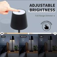 Lámpara De Mesa LED Con Sensor Táctil Luz Nocturna De 3 Colores Para Dormitorio Ambiente Bar Club Decoración De Puedas Luz De Vaso - details 6