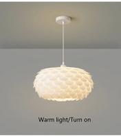 Lámpara Colgante LED En Escala De Pez Con Cambio De Luz De 3 Colores Moderna Y Fashion Para Decoración De Dormitorio Y Sala - details 6
