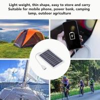 1pc Portable Solar Charger with USB Output for Outdoor Use,, Suitable for Travel and Camping, Mobile Phone Charging, Flashlight, Fan - details 3