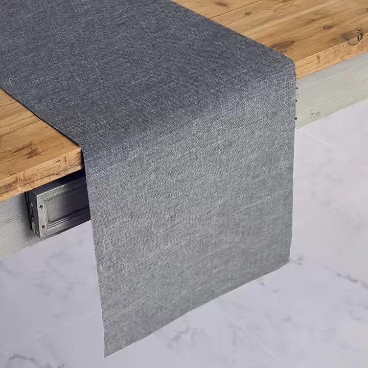 Manteles Lavables con Aspecto de Lino para Decoración Navideña - 1