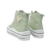 Eva Zorteon- Zapatillas Deportivas Abotinada de Lona para Mujer - Estilo Bamba con Material Textil y Cierre de Cordones - details 24