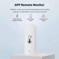 Sensor De Temperatura Y Humedad Zigbee WiFi Tuya Para Hogar Inteligente Compatible Con Alexa Y Google Assistant Monitor Remoto Por App SmartLife - details 2
