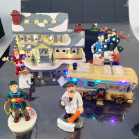Adorno De Villaje Navideño Estilo Griswold Casa De Vacaciones De Navidad Para Decoraciones De Fiestas Ornamento De Resina - details 3