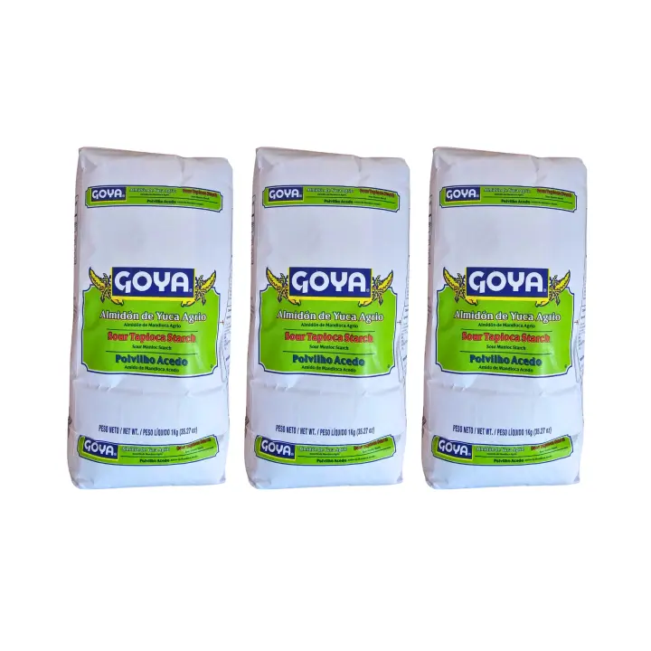 5 Paquetes De Almidón De Yuca Agrio Polvilho Acedo Goya 1kg, De Paraguay - 1