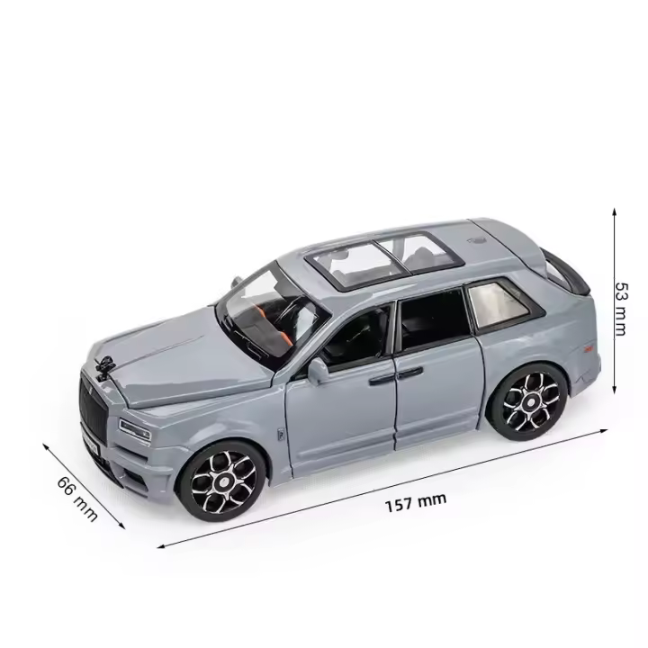 Modelo De Coche Rolls Royce Cullinan SUV a Escala 1:32 En Aleación Con Luz Y Sonido Vehículo De Tierra Escala Diecast Coleccionable Para Niños - 1