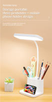 Lámpara De Escritorio LED Táctil Recargable 3 Niveles De Brillo Luz Nocturna Para Lectura Protección Ocular Con Almacenamiento Para Cajón Estilo Moderno - details 11