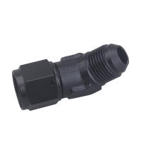Adaptador De Combustible De Aluminio Anodizado AN4-AN12 Giratorio 45 Grados 90 Grados Fittings Negros Para Motor - details 8