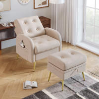 Nueva Plaza con reposapiés, respaldo regulable en 3 secciones, inclinable, Silla con estantes laterales - details 0