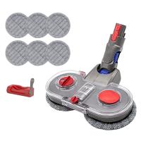 Cabeza De Mopa Para Aspiradora Dyson V7 V8 V10 V11 V15 Con Tanque De Agua Desmontable Y 6 Almohadillas De Mopa Reutilizables Accesorio Eléctrico - details 0