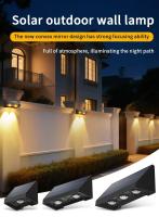 Luz Solar Exterior IP54 Impermeable Bombilla LED Automática Para Iluminación Nocturna Jardín Patio O Balcón Luz De Pared Contemporánea Solar Powered - details 0