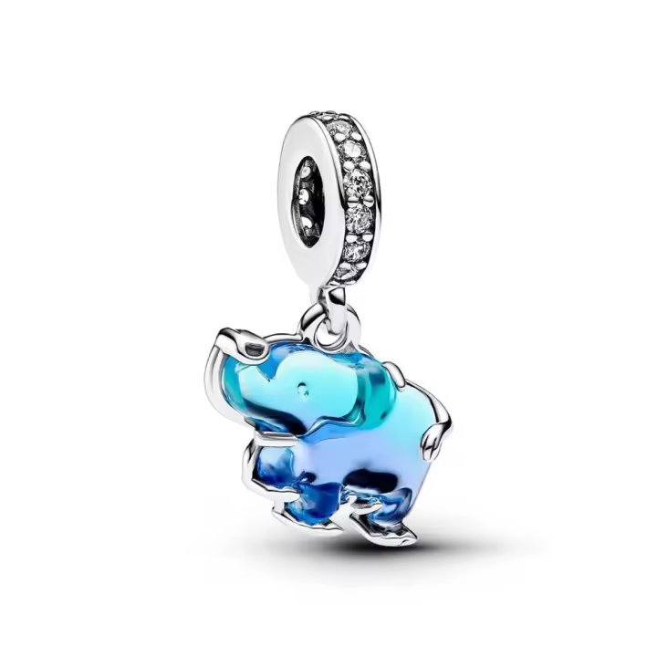 793339C01 - Charm Colgante de Cristal de Murano Azul en plata de ley Elefante Pandora 793339C01 PANDORA Raíz Joyas de Plata Joyas Pandora MUJER inicio Charm Pandora Colgantes de Plata Mujer Pandora Original - 1