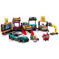 Bloques De Construcción Compatible MOC Sets City Serie Centro De Servicio Para Coches Juguetes Educativos Para Niños - details 3