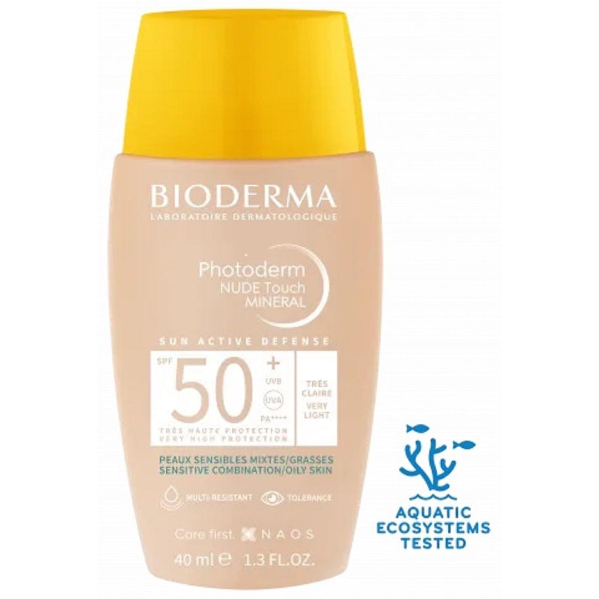 Bioderma Photoderm Nude Touch SPF50+ Muy Claro Protector Solar 40ML