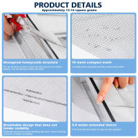 Malla Antisúper Para Ventanas Y Puertas Con Adhesivo Autoadhesivo Protección Contra Mosquitos Y Aves Para Cocina Herramientas De Protección Del Hogar Con Parche De Reparación - details 8