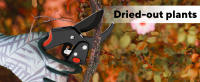 Tijeras De Poda Con Mecanismo De Retención Ratchet Para Jardinería Resistente 3 Veces Más Potencia De Corte Ideales Para Manos Débiles Y Artritis - details 6
