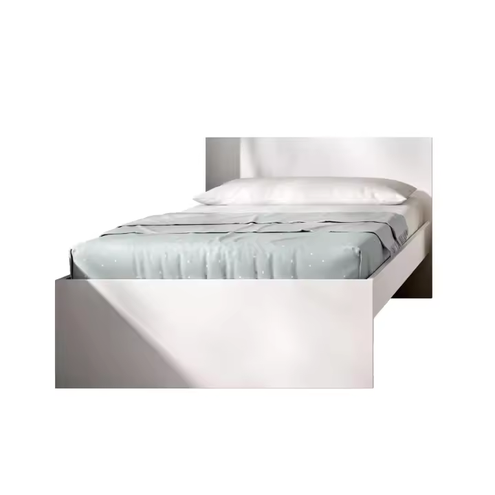 DEKIT GRUPO RIMOBEL TOP - CAMA DE 90X190 - BLANCO - 67 x 95,8 x 194,8 - 1