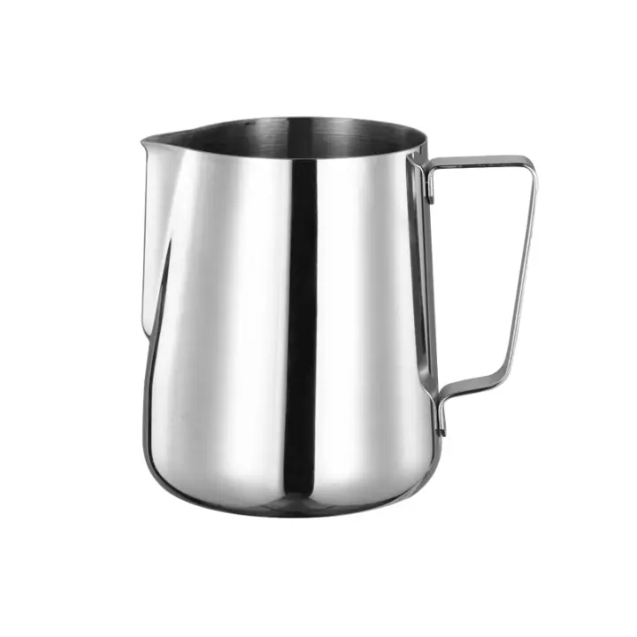 Taza de café con leche engosada de Maple inoxidable 304 con Pico puntiagudo, Tina de café con leche, Taza de espuma de leche, para Café utenilio, 1000 ml sin Escala - 1
