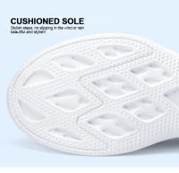 Zapatillas De Caminar Para Mujer Transpirables Y Ligeros Con Suela Suave Zapatos Deportivos De Malla Casual Sin Cierre - details 7