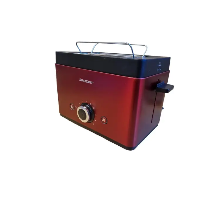 Tostador Vintage Rojo Vertical 2 Rebanadas | Potencia 850W - 1