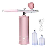 Pistola De Pulverización Inalámbrica Recargable Con Compresor Para Arte De Uñas Tatuaje Pintura De Pastel Y Belleza Facial JANGKLIFE Mini 0.3mm USB 1200mAh - details 13