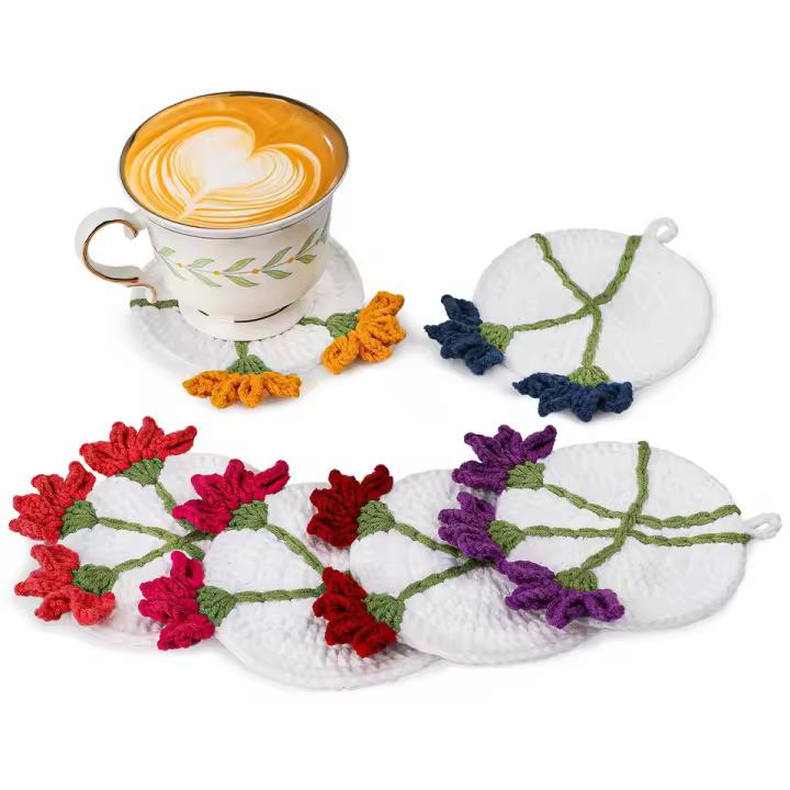 Kit De Crochet Para Principiantes KRABALL Con Instrucciones Tejido Fácil Herramientas De Artesanía DIY Incluye Hilo Agujas Y Gancho - 1
