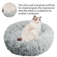 Alfombra Redonda De 50cm Para Perro Grande Y Gato Alfombra De Verano Suave Y Cálida Para Mascotas Mediana Y Grande Con Peluche Largo - details 2