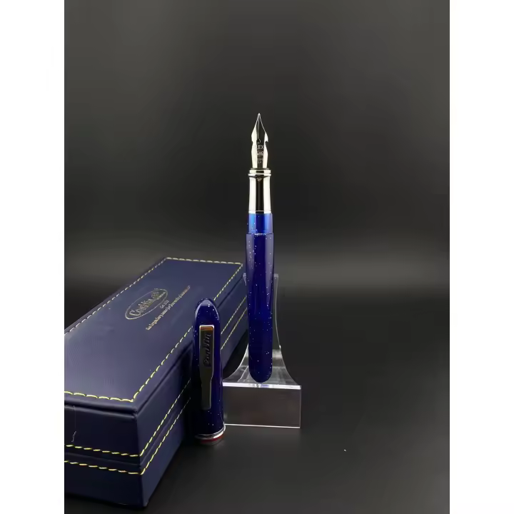 Pluma Estilográfica Conklin Empire Stardust blue - 1