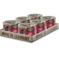Pack 12X200 Gr - Leonardo Super Selection Ternera con caza y boniato comida humeda en lata para gatos adultos - details 0