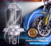 Faros LED Para Motocicleta 10000LM H4 H6 BA20D P15D Lente CSP Luz Blanca Amarilla Alto Bajo Motorbike Scooter - details 0