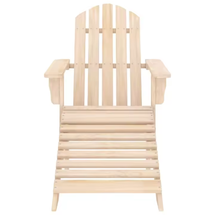 Silla Jardín Adirondack con otomana - 1