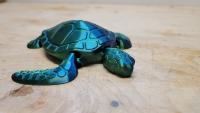 Modelo De Tortuga 3D Con Articulaciones Móviles Decoración De Escritorio Creativa Regalo De Festividades Hecha a Mano Figura De Animales De Colección - details 8