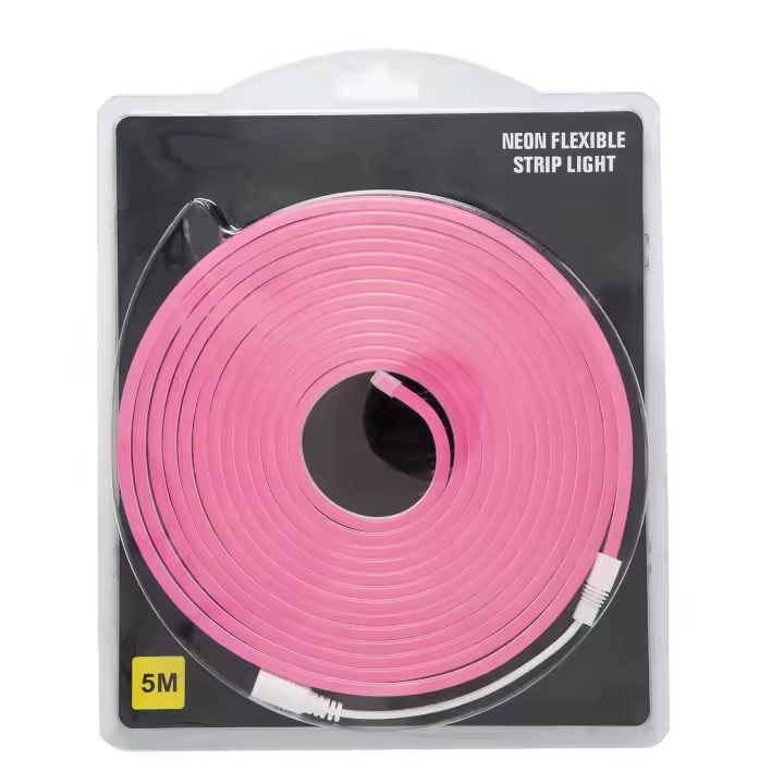Tira De Leds Neón 5M Para Exteriores Impermeable 12V Luz De Decoración De Navidad Para Sala De Estar Cocina Jardín Patio - 1
