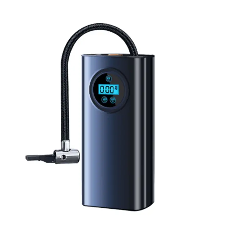 Bomba de aire recargable para inflar neumáticos de coche, compresor portátil Digital inalámbrico, Inflador de neumáticos para bolas de bicicleta - 1