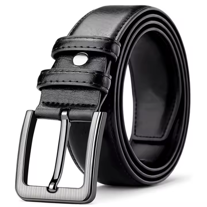 "Cinturones Hombre, Cinturón Hombre Cuero, Hebilla Automatico Ajustable, Cinturones Trinquete para Vestir Pantalones de Traje, Ideal para Trajes, Jeans, Trabajo Casual y de Negocios" - 1