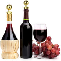 Tapa De Vino Dorada Reutilizable Con Sistema De Vácuo Cierre De Giro Botella De Champán Regalos Para Barra Herramientas De Cocina - details 17
