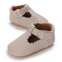 Zapatos Para Bebé Recién Nacidos Niñas Clásicos Corazón De Goma Antideslizante PU Vestido Primera Caminadora Zapatos De Cuna - details 30