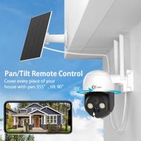 Cámara Solar Exterior Wireless XVIM 4MP Vigilancia De Seguridad Con Visión Nocturna Y Detección De Movimiento Wifi 2.4G Angulo De Visión 110° - details 1