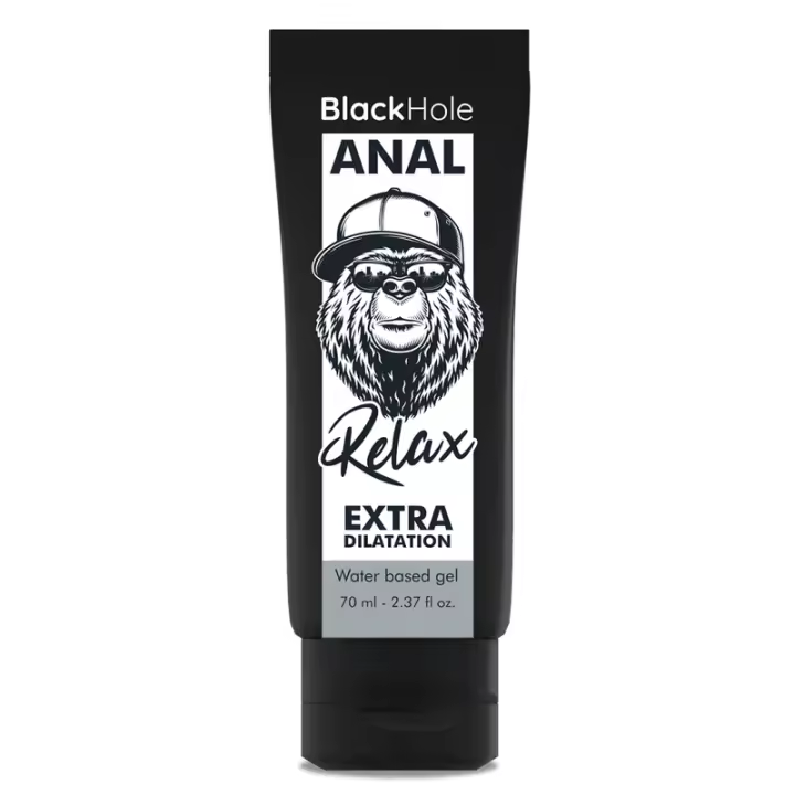 LUBRICANTE DE GEL BASE AGUA DILATACION ANAL BLACK HOLE 70/150/250 ML - 1