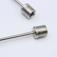 Juego De 10/20 Piezas De Agujas De Inflado De Bola De Acero Inoxidable Para Baloncesto Fútbol Y Otros Deportes Inflables Adaptadores De Válvula - details 6