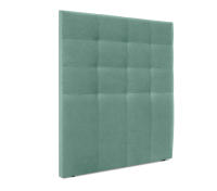DHOME Cabecero Capitoné hasta el Suelo Cabezal 8cm tapizado ACUALINE Tela y Polipiel para Cama Dormitorio (Verde Agua Tela) - details 0
