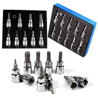 Juego De Llaves Allen 3/8 Pulgada Hex Bit Socket Set Sturdy Profesional Herramientas De Perforación Métricas Duraderas Para Impacto - details 2