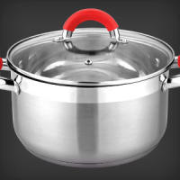 OTA Line Bateria de cocina de 6 piezas con sus tapaderas en acero inoxidable - details 3