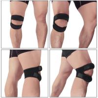 Manguito De Rodilla Elástico Con Protección Pressurizada 1PCS Para Baloncesto Tenis Ciclismo Soporte De Rodilla Con Almohadilla De Seguridad Para Adultos - details 8