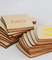 Juego De Bloques De Madera Para Bebés Montessori Educativo De Aprendizaje Temprano Juguete De Patrón Digital Para Niños Y Niñas Regalo De Festival - details 7