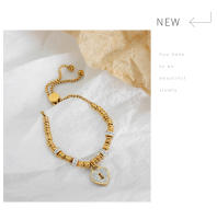 Encanto Pulsera de diamantes con incrustaciones de candado en forma de corazón estilo Ins, pulsera de hebilla extraíble de acero de titanio, nicho ligero, joyería de mano de moda versátil de lujo, joyería de mujer de tamaño ajustable - details 11